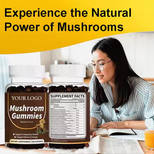 Vegan Cordyceps Reishi & Lions mrie Gummies Superfood, здоровая добавка без сахара, Мармеладные Конфеты - Product Image 4