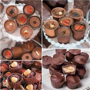 Moule à bonbons au <span class=keywords><strong>chocolat</strong></span> à 30 cavités Moule à beurre d'arachide Moules en silicone pour <span class=keywords><strong>chocolat</strong></span> <span class=keywords><strong>Jello</strong></span> et cordial - Product Image 6