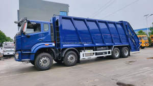 Camion Compacteur de Déchets Automatique à Chargement Arrière LHD RHD 8X4 Robuste Prix Usine - Product Image 3