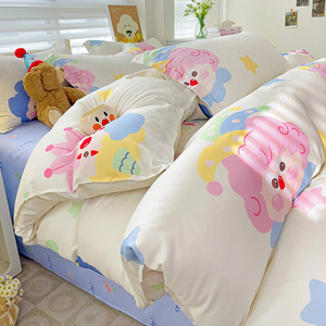 Thân Thiện Với Môi Hữu Cơ Polyester Đồng Bằng In Vải Dệt Kỹ Thuật Nhà Dệt Bộ Đồ Giường Đặt Nhà Máy Nhà Cung Cấp Có Thể Giặt - Product Image 2