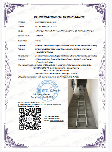 <span class=keywords><strong>Escalera</strong></span> Telescópica Multifuncional de Aluminio para Exteriores, Tipo Espiga, Plegable, Capacidad de Carga de 150 kg, Altura Extendida de 12 m - Product Image 6
