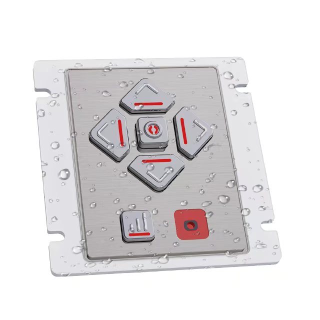 Factory Audio Navigation Keyboard ADA-Compliant Keypad with Braille to the Visually Impaired for Self-Service Kiosk