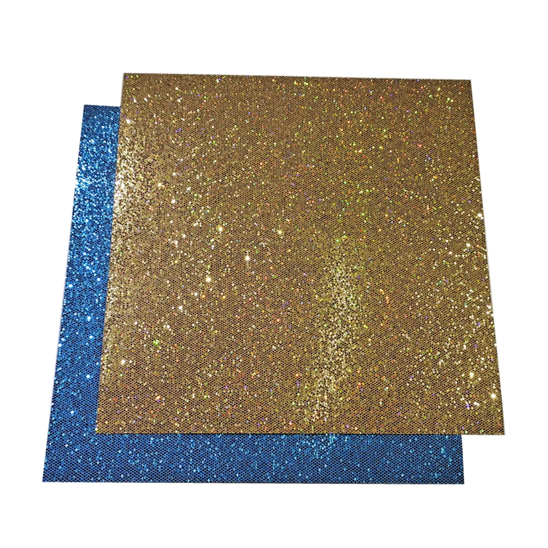 Nieuwe Ontwerp Glitter Ambachtelijke Papier Met Netto Glitter Karton