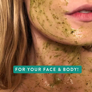 Gommage nettoyant et blanchissant pour le visage et le corps, végan, concombre, chou frisé, crème exfoliante pour le nettoyage du visage et du corps à base de plantes - Product Image 2
