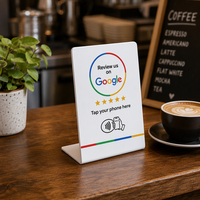Support de carte-cadeau personnalisé étanche avec puce RFID NFC NTAG213 et menu interactif Newbega KPD008-7 13,56 MHz