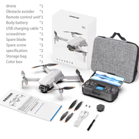 Drone GPS L106 avec double caméra, évitement d'obstacles laser 360°, moteur brushless, WiFi 5G FPV, quadricoptère RC pliable avec télécommande à écran LCD