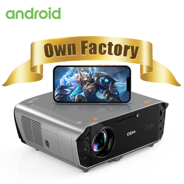 A9R 4K HDR10+ Video Projector - 1850 ANSI Lumens Portable Home Theater, Day & Night Viewing, Outdoor Movie Projector for Camping