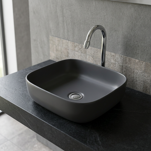 Lavabo de salle de bain de luxe pour hôtel, à poser sur table, en céramique, granit, porcelaine, design artistique, pour lavage des mains, usage hospitalier - Product Image 6