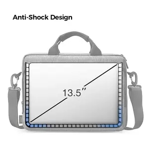 15.6 Handtasche modisch anpassbar hohe Qualität Laptop-Tasche für Mädchen Universität Mode-Design hochwertige umweltfreundliche Stofftasche