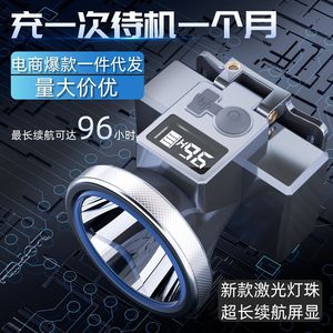 Adjustable <b>Led</b> Headlamp 2000 MAh Rechargeable Battery Outdoor Hiking Fishing Mining Lamp With 3 Year Warranty - Product Image 2