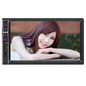 7032B 도매 12V 7 인치 800*480 터치 스크린 더블 딘 LCD 스테레오 자동차 라디오 carplay 모니터