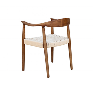 Silla de comedor de madera maciza de lujo antigua, asiento con marco de madera para comedor, restaurante, cafetería y Hotel - Product Image 6