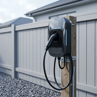 Chargeur EV de type 2 standard UE, niveau 2, 32A, station de charge rapide AC avec prise CEE rouge/bleue pour Tesla Model 3 Y VW ID.4