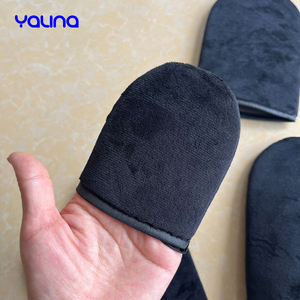 Nhãn hiệu riêng cơ thể chà massage áp dụng tinh dầu miếng bọt biển ngón tay cái thuộc da găng tay tự thuộc da găng tay - Product Image 4