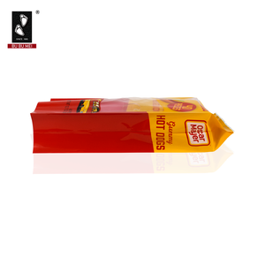 Emballage alimentaire transparent personnalisé en PET, fond plat, mat, sachet refermable avec fermeture éclair, avec poignée pour les noix, sac en plastique de qualité alimentaire - Product Image 2