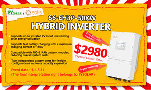 Solis อินเวอร์เตอร์ไฮบริด30KW 50kw อินเวอร์เตอร์โซลิส3<span class=keywords><strong>เฟส</strong></span>อินเวอร์เตอร์พลังงานแสงอาทิตย์ S6ไฮบริดสามเฟส - Product Image 2