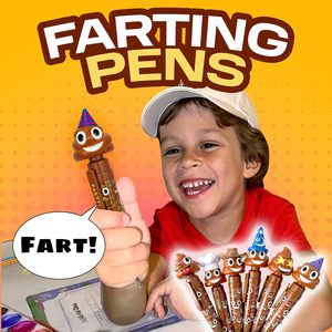 Stylo à <span class=keywords><strong>caca</strong></span> de péter avec plusieurs sons drôles Cadeau de nouveauté parfait pour les enfants - Product Image 2