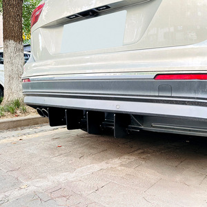 Amp-Z Rear Lip Spoiler Glossy Black For Volkswagen Tiguan L Mk2 2021 2022 2023 Tuning Style - Product Image 3