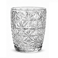 10 motifs au choix, verre épais transparent, gobelet en verre gaufré, porte-bougie pour bougie DIY, décoration de table à la maison