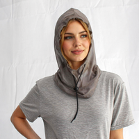 Bonnet anti-rayonnement 5G WiFi Bluetooth en fibre d'argent 100% pour la protection EMF de la tête et du cou