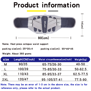 <span class=keywords><strong>Ceinture</strong></span> <span class=keywords><strong>de</strong></span> soutien élargie <span class=keywords><strong>pour</strong></span> la protrusion du disque intervertébral lombaire, soutien lombaire <span class=keywords><strong>pour</strong></span> hommes et femmes souffrant <span class=keywords><strong>de</strong></span> douleurs lombaires - Product Image 5