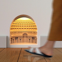 Plâtre Coin Lumière Creative Applique Murale Petit Coin Luminaire De Chevet Plâtre pour Famille D'accueil Lustres Suspendus Lumières