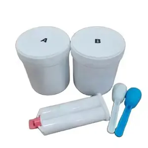 Silicone 510 k qualificato stucco dentale impressione laboratorio mastice kit materiale per impronta dentale corpo pesante e corpo leggero