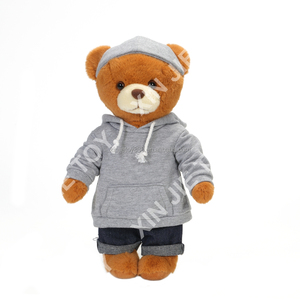 Orsacchiotto di Peluche in Cotone PP Personalizzabile, Giocattolo di Peluche <span class=keywords><strong>con</strong></span> <span class=keywords><strong>Felpa</strong></span>, Vendita Calda - Product Image 3