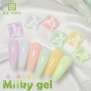 Esmalte de Gel Blanco Lechoso BD, 17 Colores Clásicos, Colección de Esmaltes de Gel Súper Lechoso, Vegano, Cruelty Free, Colores Naturales, Esmalte de Gel UV - Product Image 1