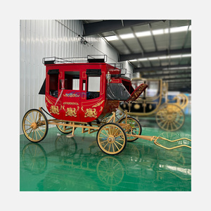 Carruaje de Boda Real Personalizado, Carroza Eléctrica Clásica de Lujo de Hierro, Vagoneta para Paseos Turísticos - Product Image 1