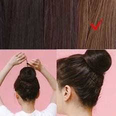 Accessoires de coiffure marron ton WD5946B Sangle de cheveux rayée - Product Image 1