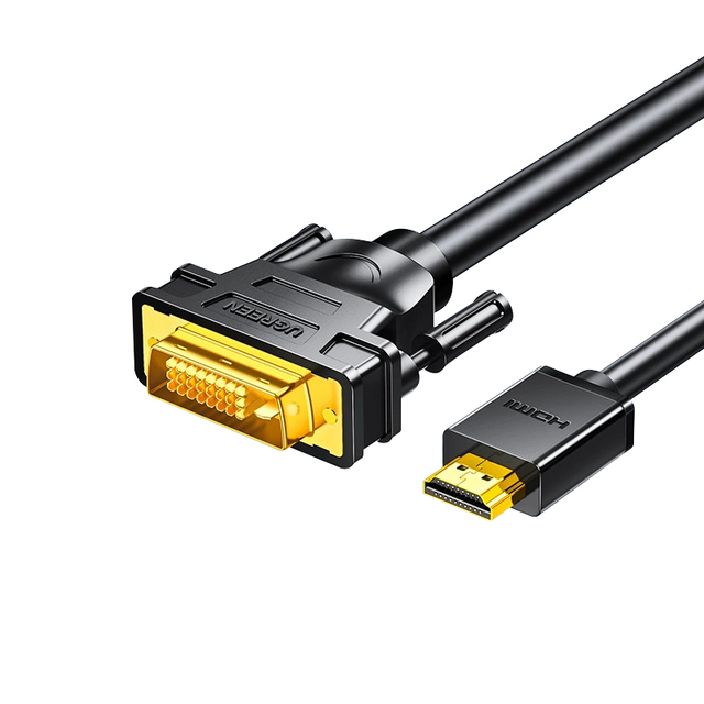 UGREEN HD106 for to DVI 24-1 Adapter Cable Brand New for Laptop External Computer Monitor Screen Video and Audio 4K 60Hz