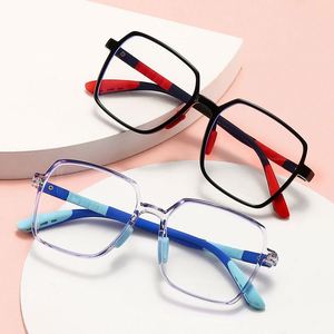Gafas de Computadora Cuadradas TR90 para Niños y Niñas, con Logotipo Personalizado, Moda 2025, Montura Óptica con Protección Anti Luz Azul - Product Image 3