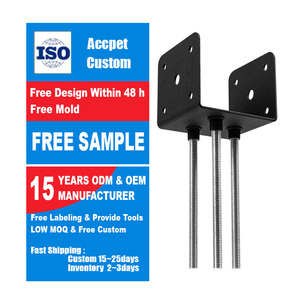 10*4*4 trong U hình dạng hàng rào bài chủ dễ dàng cài đặt kim loại bền sắt boong bài cơ sở khung đen hiên pergola - Product Image 1