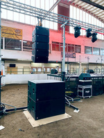 Enceintes Line Array actives Powavesound originales, double enceinte 10 pouces, amplificateur intégré avec contrôleur DSP