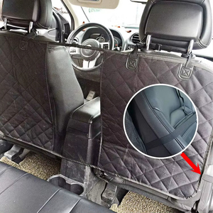 Barrière réglable pour <span class=keywords><strong>chien</strong></span> Qbellpet, clôture de sécurité pour animaux, filet de sécurité pour véhicule, espace de chargement, coffre, utilisation en <span class=keywords><strong>voiture</strong></span> - Product Image 4