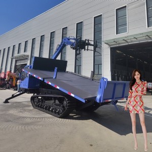 300kg 500kg <b>Tracked</b> Machine Crawler <b>Dumper</b> Machine <b>Tracked</b> Mini <b>Dumper</b> for Sale - Product Image 1