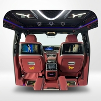 Aménagement intérieur Mercedes Vito Metris W447 : écran Android HD 14 pouces avec TV et USB, table arrière, mise à niveau de luxe pour conversion haut de gamme