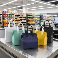 Sacs isothermes personnalisés pour tasses à café, sacs d'emballage imperméables pour courses et boissons à emporter