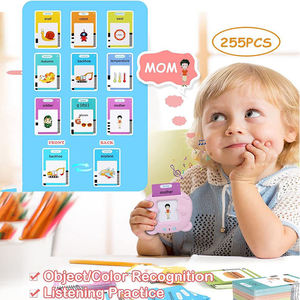 Bambini in età prescolare apprendimento dell'inglese macchina per la terapia vocale giocattolo interattivo 224 Sight Words Educational Montessori Talking Flash Card - Product Image 4