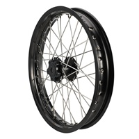 Ensemble de roues avant/arrière en aluminium CNC pour moto électrique tout-terrain Light Bee X Segway X260 - Noir, rénovation/amélioration