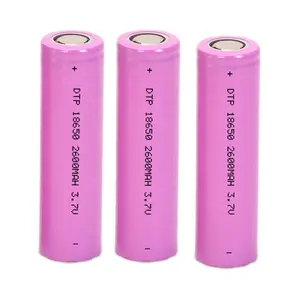 แบตเตอรี่ลิเธียมไอออน3.7 V 2600 mAh แบบปรับแต่งได้ตามต้องการ INR18650 Li-ion 3.7 V 2600 mAh INR แบตเตอรี่18650ลิเธียมไอออนเซลล์ NMC