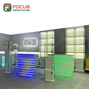 ตู้โชว์ร้านขายบุหรี่แบบทนทาน ตู้โชว์ไม้กระจกพร้อมไฟ LED ตู้โชว์ยาสูบ - Product Image 6