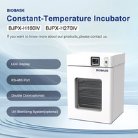 Incubateur à température constante BIOBASE BJPX-H160IV avec contrôle de température de table et écran LCD pour laboratoire