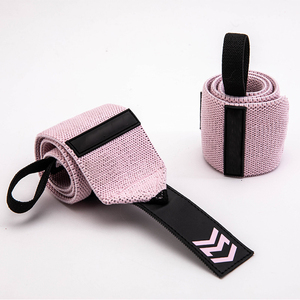 Grande élasticité étendue épaissie Powerflifting Heavy Duty <span class=keywords><strong>Force</strong></span> Logo personnalisé Coton <span class=keywords><strong>Gym</strong></span> Poignets Haltérophilie - Product Image 1