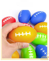Jouet sensoriel anti-stress en mousse souple personnalisé avec logo de football américain et de rugby pour enfants, unisexe, cadeau de bienvenue