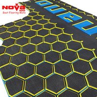 Tapis de pont de bateau en mousse EVA personnalisée de 9 mm, tapis antidérapants en teck marin avec adhésif 3M pour accessoires Seadoo Challenger