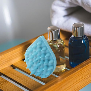 Cepillo de Pelo con Forma de Concha OEM y ODM, 77*73*33mm, Nuevo Diseño, Exfoliante de Silicona para el Cuero Cabelludo, Masajeador de Cuero Cabelludo para Bebés, Cepillo para Champú - Product Image 5