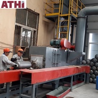 Équipement de sablage et de peinture par pulvérisation pour bouteilles de gaz GPL/GNC, cylindres en acier, machine de nettoyage des parois extérieures avec moteur