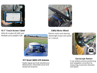 Système de direction automatique GNSS pour tracteurs avec moteur à couple élevé, tablette 4G, capteur d'angle pour l'agriculture de précision